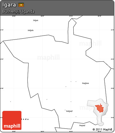 Blank Simple Map of Igara