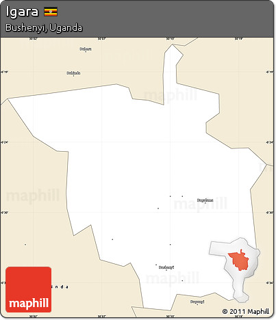 Classic Style Simple Map of Igara