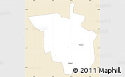 Classic Style Simple Map of Igara, single color outside