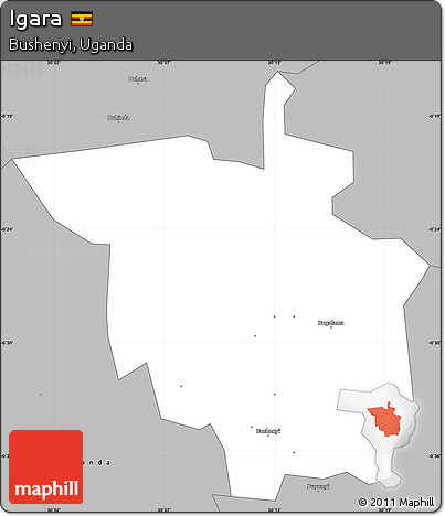 Gray Simple Map of Igara