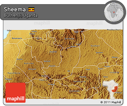 Physical 3D Map of Sheema