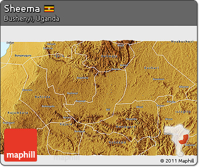 Physical 3D Map of Sheema