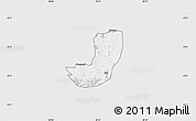 Silver Style Map of Sheema, single color outside
