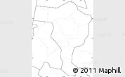 Blank Simple Map of Bushenyi, no labels