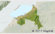 Satellite 3D Map of Bugahya, lighten