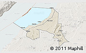 Shaded Relief 3D Map of Bugahya, lighten
