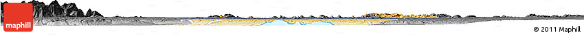 Physical Horizon Map of Bugahya, darken, desaturated