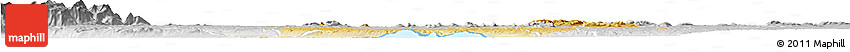 Physical Horizon Map of Bugahya, lighten, desaturated