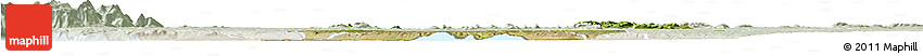 Satellite Horizon Map of Bugahya, lighten