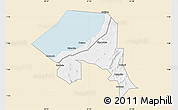 Classic Style Map of Bugahya, single color outside