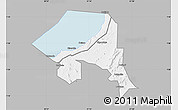 Gray Map of Bugahya, single color outside