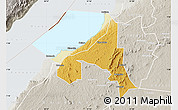 Physical Map of Bugahya, lighten, semi-desaturated