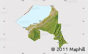 Satellite Map of Bugahya, cropped outside