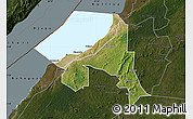 Satellite Map of Bugahya, darken