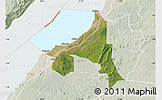 Satellite Map of Bugahya, lighten