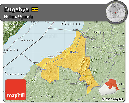 Savanna Style Map of Bugahya