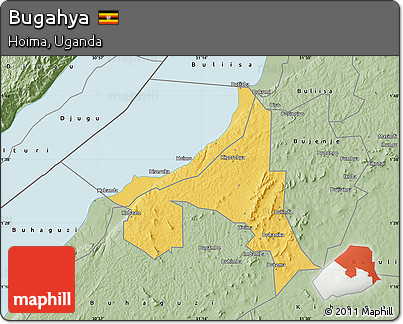 Savanna Style Map of Bugahya