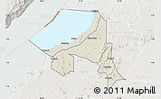 Shaded Relief Map of Bugahya, lighten