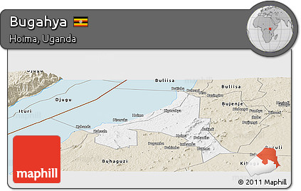 Classic Style Panoramic Map of Bugahya