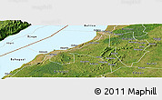Satellite Panoramic Map of Bugahya
