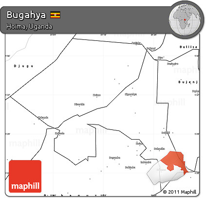 Blank Simple Map of Bugahya