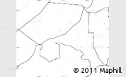 Blank Simple Map of Bugahya, no labels
