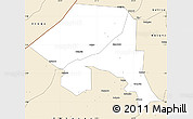Classic Style Simple Map of Bugahya