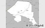 Gray Simple Map of Bugahya