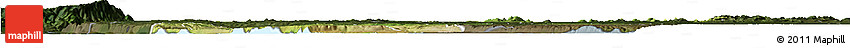 Satellite Horizon Map of Buhaguzi, darken