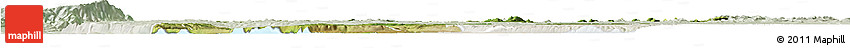 Satellite Horizon Map of Buhaguzi, lighten