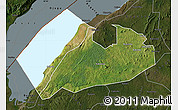 Satellite Map of Buhaguzi, darken