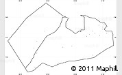 Blank Simple Map of Buhaguzi, cropped outside, no labels