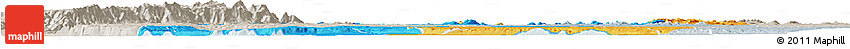 Political Horizon Map of Hoima, lighten, semi-desaturated