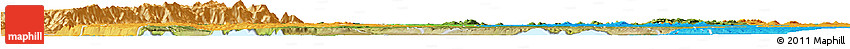 Satellite Horizon Map of Hoima, political outside
