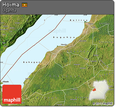 Satellite Map of Hoima