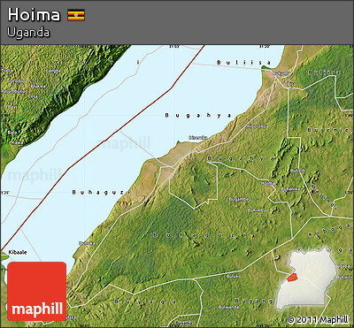Satellite Map of Hoima