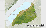 Satellite Map of Hoima, lighten