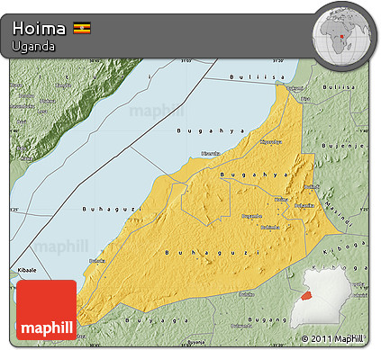 Savanna Style Map of Hoima