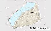 Shaded Relief Map of Hoima, cropped outside