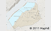 Shaded Relief Map of Hoima, lighten