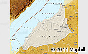 Shaded Relief Map of Hoima, physical outside
