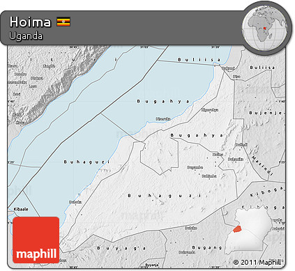Silver Style Map of Hoima