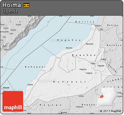 Silver Style Map of Hoima