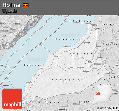 Silver Style Map of Hoima