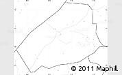 Blank Simple Map of Hoima, no labels