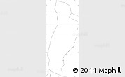 Blank Simple Map of Bugweri, no labels