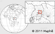 Blank Location Map of Luuka