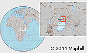 Gray Location Map of Luuka