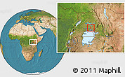 Satellite Location Map of Luuka