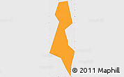 Political Simple Map of Luuka, cropped outside